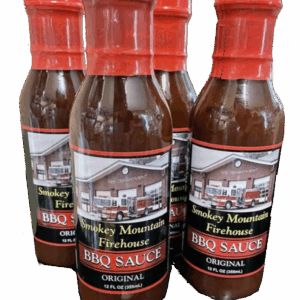Smokey Mountain Firehouse BBQ Sauce 12oz bottle – Original flavor with balanced sweet heat
